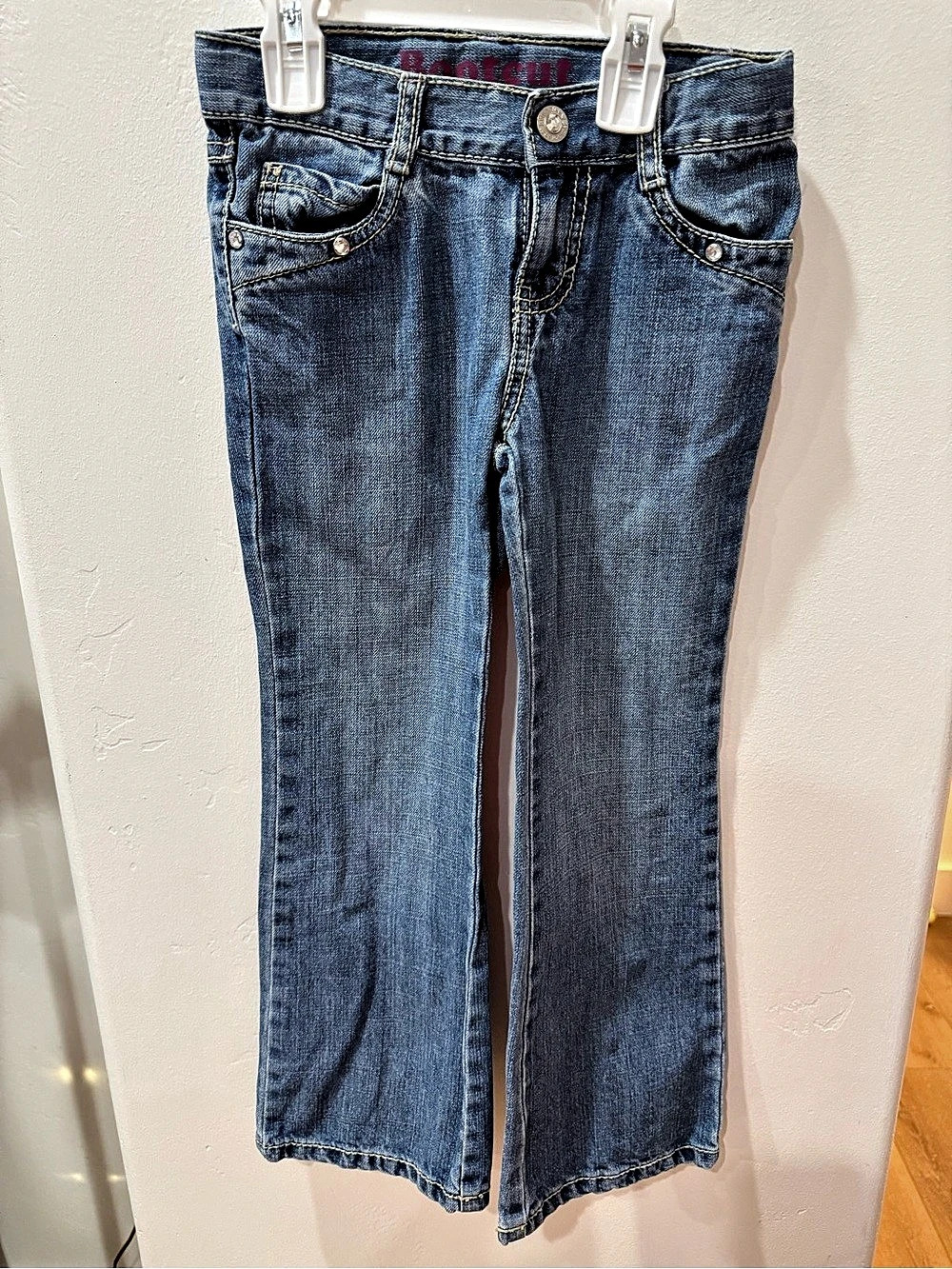 Gymboree bootcut jeans in blue denim wash.